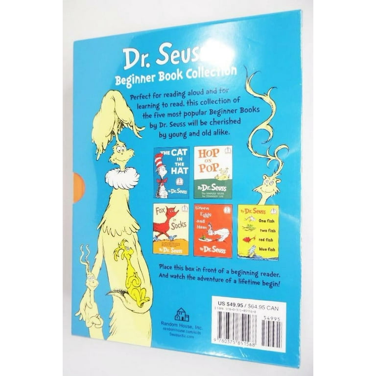 Dr. Seuss's Beginner Book Collection, Cat in the Hat, One Fish, Green Eggs,  Hop+