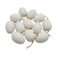thumbnail image 3 of 12 piezas de cestas de huevos de Pascua DIY con cuerdas para decoración de Pascua en interiores Blanco, 3 of 8