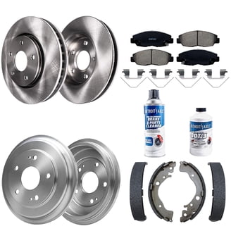 PHILTOP Front Drilled and Slotted Brake Rotor kit for Ford PHILTOP Front Drilled and Slotted Brake Rotor kit for Ford
