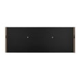 thumbnail image 2 of Entryway Floating Utility Wall Shelf with Hooks - Wall Mounted - Black, 2 of 15