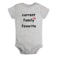 thumbnail image 4 of iDzn Current Family Favorite Funny Rompers For Babies, Newborn Baby Unisex Bodysuits, Infant Jumpsuits, Toddler 0-12 Months Kids One-Piece Oufits (Gray, 18-24 Months), 4 of 5