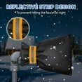 thumbnail image 4 of Msgweeeg Winter Outdoor Faucet Cover Antifreeze Insulated Faucet Protector for Cold Weather Freeze Protection Spigot Cover Insulation for Outside Water Tap, 4 of 7