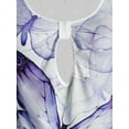 thumbnail image 3 of Tamaño de la mariposa de la mariposa de la mariposa Curved HEM camiseta Rosegal  Camisetas tallas grandes, 3 of 5