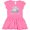 Raspberry with Polka Dots, variant on Inktastic My Nonna Loves Me Cute Elephants Clouds Moon and Stars Girls Baby Dress