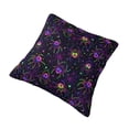 thumbnail image 2 of Rateoe Multi-colored Spiders Pattern Throw Pillow Cover Premium Pillow Stuffer Sham Square for Decorative Cushion Bed Couch Sofa(Pillow insert not included), 2 of 8
