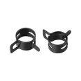thumbnail image 2 of Uxcell 12mm Black Steel Band Spring Clamp for Fuel Line Silicone Hose 30 Pack, 2 of 5