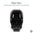 thumbnail image 3 of Maxi-Cosi Mico Pro+ Infant Car Seat, Sea Shadow, 3 of 18