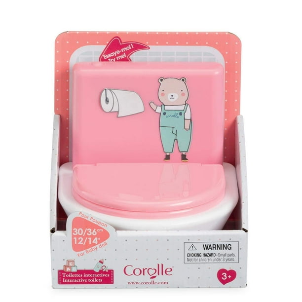 Corolle - Toilettes interactives - Petit pot de poupée avec 2 sons