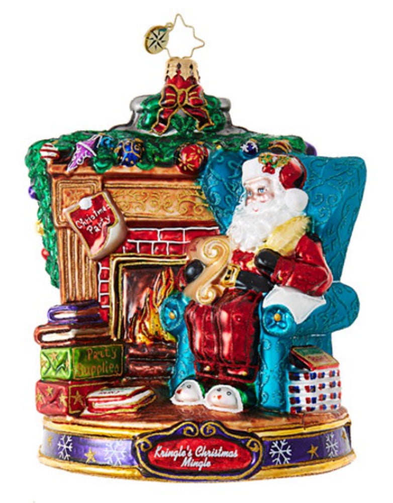 Christopher Radko Fireside Party Planning Santa Kringle's Christmas