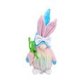 thumbnail image 2 of yulier Easter Bunny Gnomes Plush Decorations Spring Easter Gnome Bunny with Carrot Rabbit Figurines Faceless Gnome Stuffed Doll Home Table Ornaments Easter Gifts, 2 of 6