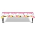 thumbnail image 4 of vlrwzc Donut Theme Reusable Picnic Table Cover Rectangle Party Tablecloth, 4 of 7