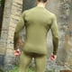 thumbnail image 3 of Sonducket Ropa interior térmica de invierno para hombre, mallas para mantener el calor, conjuntos de ropa, calzoncillos de compresión transpirables, ropa Camisetas Verde oscuro SG Sonducket AP013256-04, 3 of 6