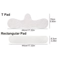 thumbnail image 3 of 5 Pcs Bra Liners for Sweat, 80% Cotton and 20% Polyester Fiber, Reusable Washable Under Breast Sweat Absorber Pads, 3 of 7
