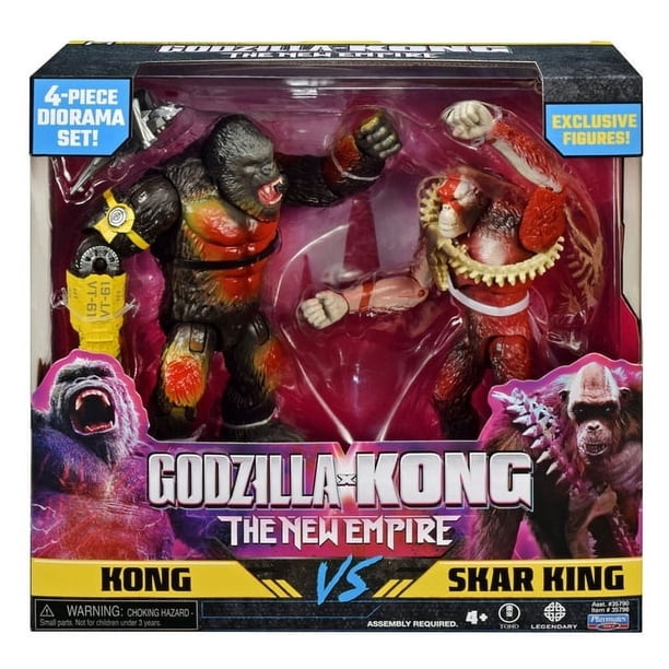 Godzilla Kong 4-Pack - Action figures for ecommerce - Walmart