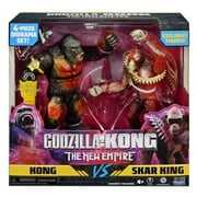 Godzilla x Kong : The New Empire Godzilla vs Shimo Figure and Kong vs Skar King 6 Figures 4-Pack Playmates Toys Bundle
