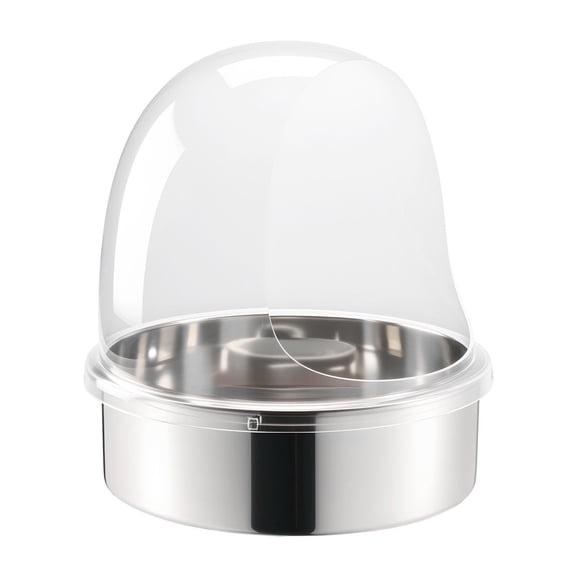 Transparent Splash Shield for 15" Cotton Candy Machine - Bottom Groove