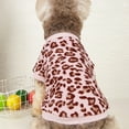 thumbnail image 5 of Harikaji Dog Sweaters for Small Dogs Girl Boy, Warm Winter Fall Dog Clothes, Cute Knitted Puppy Sweater for Chihuahua Bulldog Christmas Dog Sweater for Medium Dogs Pink Leopard XL, 5 of 6