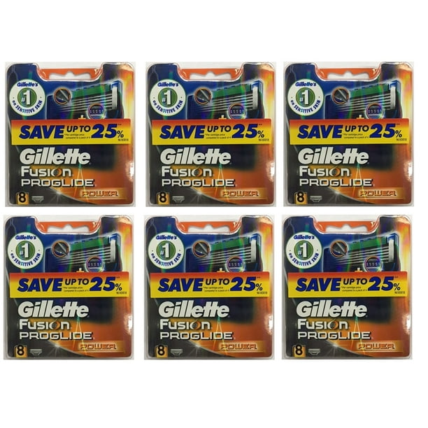 Gillette Fusion ProGlide Power Refill Cartridge Blades, 48 ...