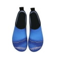 thumbnail image 3 of Men and Women a Slip On Barefoot Quick-Dry Beach Aqua Yoga Water Shoes (Glitter/Blue Gold, 13-14 Women/10.5-11 Men), 3 of 8