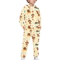 thumbnail image 4 of Uorisanigo Oversized Pullover Hoodie and Active Sweatpants Set for Boys Girls, Winter Kids Clothes Graphic Printed Cute Dachshund Sweatsuit Lounge Matching Set, 4 of 7