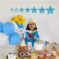 thumbnail image 4 of Juego de 1 Uds. de tarjetas de papel doradas Injueey 7.4 pulgadas pancarta personalizada para fiesta de cumpleaños decoraciones Azul, 4 of 6