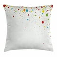 thumbnail image 1 of Colorful Throw Pillow Cushion Cover, Small Dots Like Party Confetti Celebration Print on White Backdrop Retro Style Art, Decorative Square Accent Pillow Case, 20 X 20 Inches, Multicolor, by Ambesonne, 1 of 2