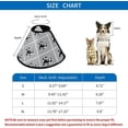 thumbnail image 3 of Cow Head Soft Cat Dog Recovery Collar Adjustable Cat Cone Wound Healing Protective After Surgery for Pet Cones After Surgery, 3 of 7