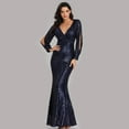 thumbnail image 4 of Uppada Robe Col Rond Unie pour Femmes Robes d'Invité de Mariage Ceinture Cocktail Fête Tenue de Travail Ajustée Robe Crayon Décontractée Midi jusqu'à 40 % de Rabais, 4 of 7