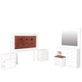 thumbnail image 2 of Recamara King Size Kessa Muebles  Bejar Blanco, 2 of 25