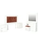 thumbnail image 2 of Recamara Matrimonial Kessa Muebles Bejar Blanco, 2 of 25