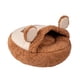 thumbnail image 4 of Cama cueva para gatos con forma de zapatilla, cómoda y suave con capucha, cubierta y acogedora para mascotas pequeñas. 50x50cm, 4 of 9