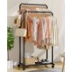 thumbnail image 3 of Perchero Sakugi Clothing con estante de malla de almacenamiento y ruedas, 3 of 3