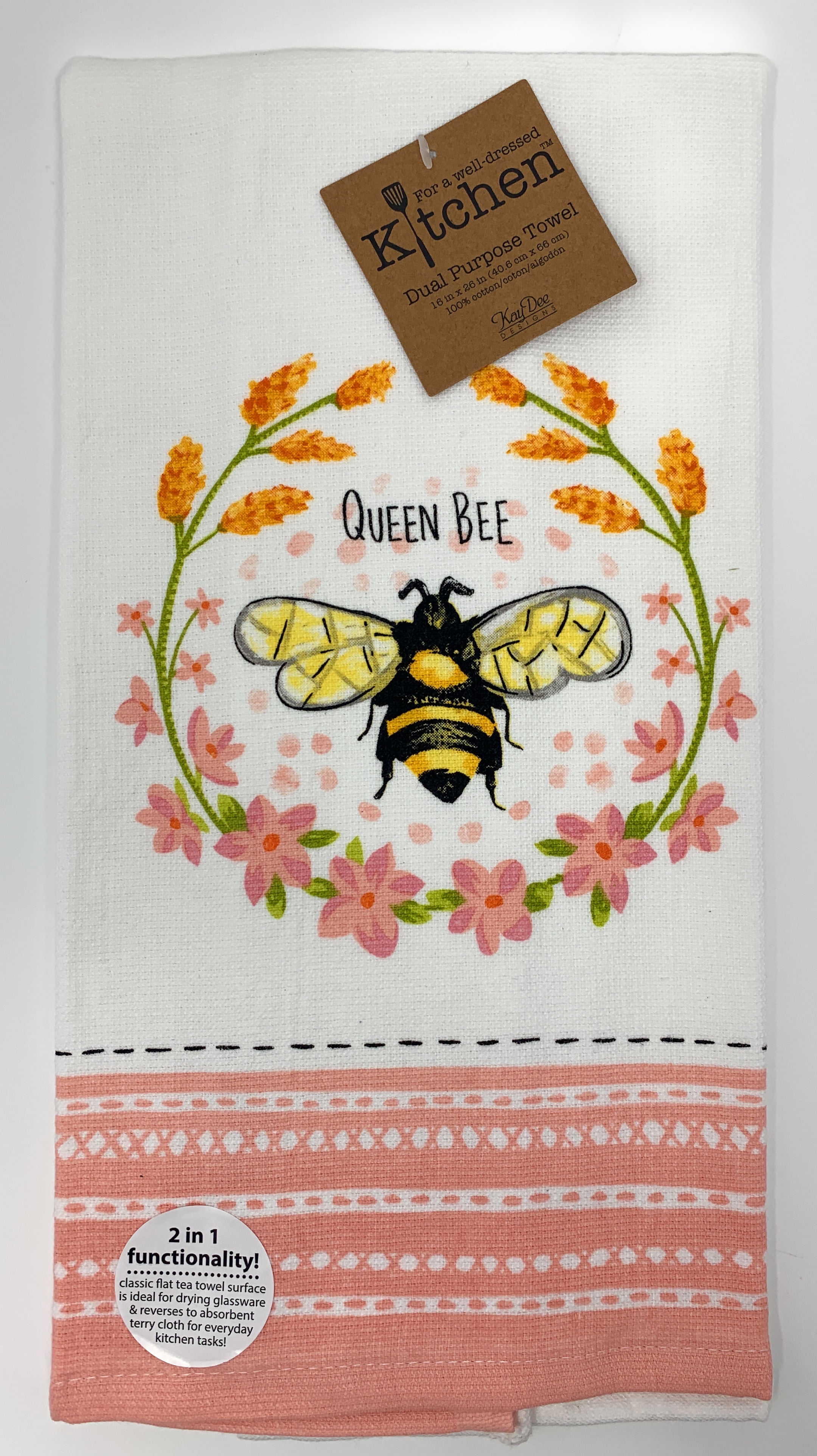 Kitchen Towel, Queen Bee
