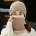 thumbnail image 2 of Women's Warm Winter Hats Thick Knit Cuff Beanie Cap, 2 of 3