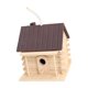 thumbnail image 1 of Casa para pájaros para el jardín, refugio para pájaros como regalo, para armar, colgante para el Marrón, 1 of 8