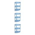 thumbnail image 1 of Bewildely Estante de almacenamiento para baño independiente de 3 capas para cocina de oficina azul pequeño Type1 NO1, 1 of 1