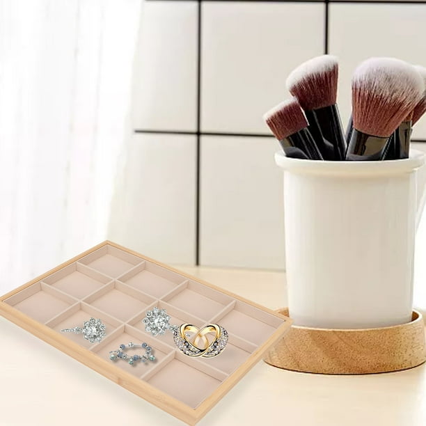 Cajón De La Bandeja De Joyería De Almacenamiento, 12 Bandeja De Joyería De Cuadrícula 12 Bandeja De Joyería De Cuadrícula