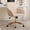 khaki, variant on Office Chair with Memory Foam,Adjustable Swivel Desk Chair, Velvet Upholstered, Supportive Backrest for Home Office & Bedroom