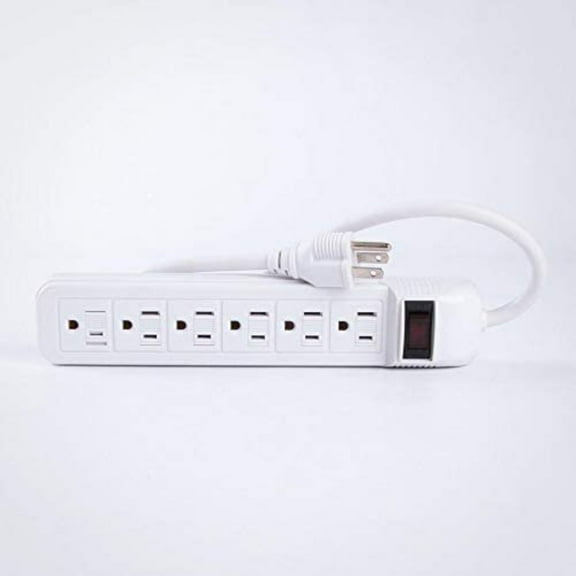 1.5ft 6-Outlet Power Strip