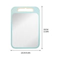 thumbnail image 3 of TIMIFIS Cutting Board 304 Stainless Steel Cutting Board Double-Sided Usable Cutting Board with Slot Cutting Board Classification Cutting Board Kitchen Utensils Kitchen Appliances, 3 of 4