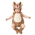 thumbnail image 2 of LIIPEE Boys Girls Christmas Reindeer Costume Baby Cute Party Dress Up Clothes 3 Piece Set 0-12 Months, 2 of 9