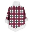 thumbnail image 6 of Miqool Flannel Poncho for Women Casual Blanket Warm TV Shawl Winter Coat Sweater Cape, 6 of 6