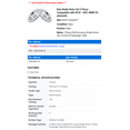 thumbnail image 2 of Rear Brake Rotor Set 2 Piece - Compatible with 2018 - 2021 BMW X3 xDrive30i 2019 2020, 2 of 2