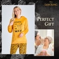 thumbnail image 3 of Conjunto de pijama Disney Simba para mujer, forro polar con capucha, color amarillo, talla S, 3 of 6