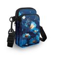 thumbnail image 3 of HELLHERO Butterfly and Daisy Pattern Travel Crossbody Purse Stylish, with Shoulder Strap for Travel Daily Use, Travel, Outdoor and Daily Use, 3 of 7