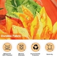 thumbnail image 6 of FRAMICS 16-Piece Fall Shower Curtain Sets with Rugs, Buffalo Plaid Pumpkin Bathroom Sets, Thanksgiving Waterproof Fabric Bathroom Curtain Decor with Hooks, 6 of 10