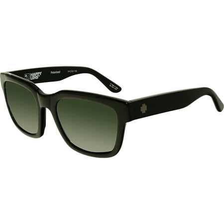 Spy Men's Polarized Trancas 673240038864 Black Square Sunglasses