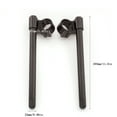 thumbnail image 2 of 33mm 7/8" Motorcycle Aluminum CNC Riser Fork Tube Clip On Handlebar Replaceable Fit for CB-400 KZ-400 GN-250 GS-250 XV-250 Universal Bike Cafe Racer, 2 of 5