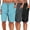 #55AN: Black+Light Blue+Deep Grey, 3 Pack, variant on Cadmus Men's Swim Trunks with Compression Liner 9 Inch Inseam Mens Bathing Suit Quick Dry Beach Shorts Board Shorts,Light Blue,S