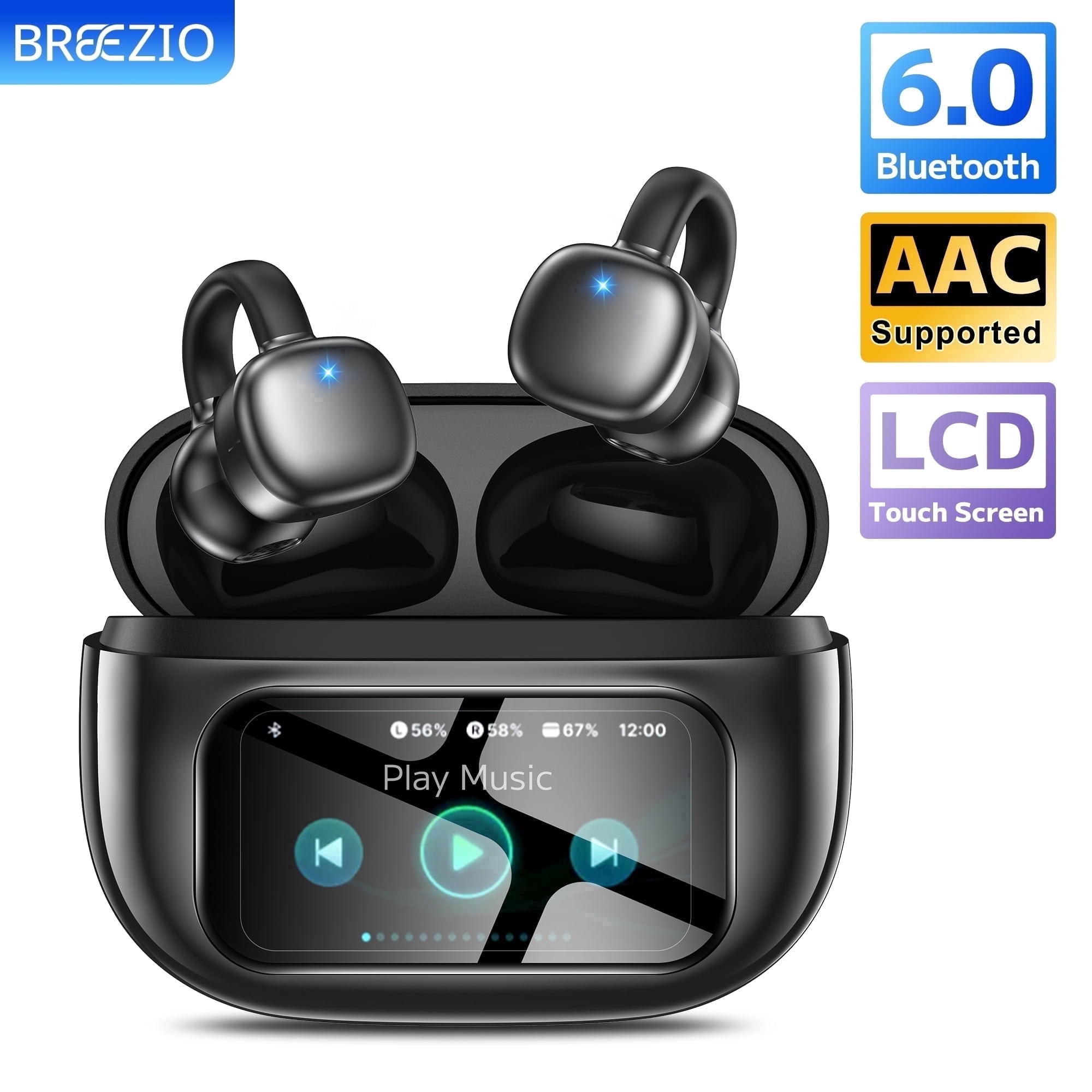 Baseus Inspire XC1 Open-Ear Clip Earbuds, Dolby Audio, Waterproof